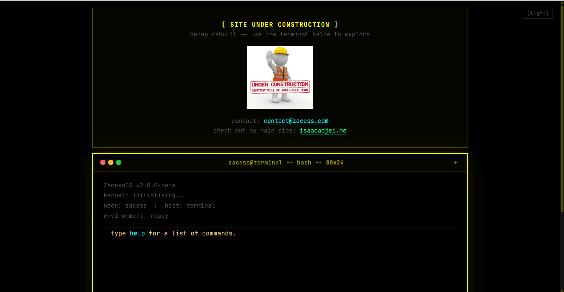 zacess.com - Interactive Terminal